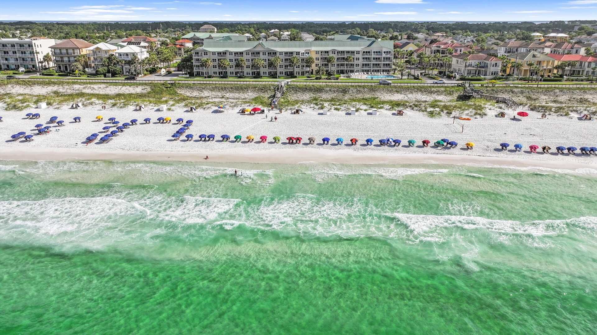Beach nearby, beach towels