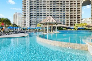 Indoor pool, outdoor pool