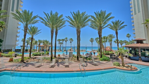 Pool - Shores of Panama Unit 2107~3 bedroom 3 bath~Sleeps 8 (Panama City Beach)