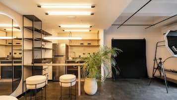 Suite estudio de diseño, no fumadores, cocina básica | Cocina privada