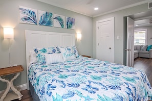 1 dormitorio, tabla de planchar con plancha, wifi y ropa de cama