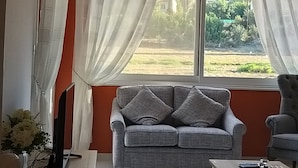 Living area - Penthouse Mountain View Apartment in Tala , Paphos (Tala)