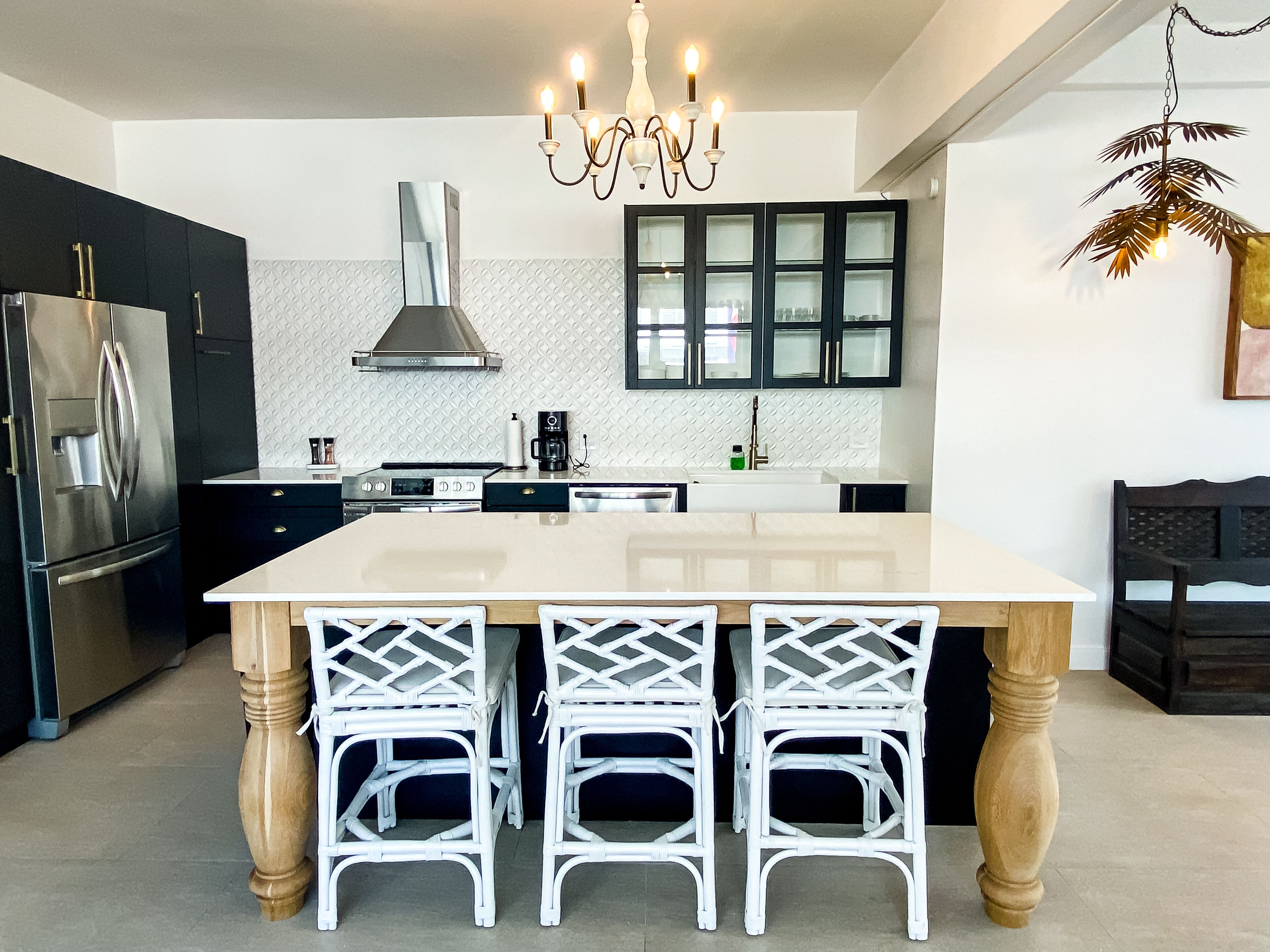 Deluxe Apartment, 3 Bedrooms, Connecting Rooms, City View | Private kitchen | Full-size fridge, microwave, oven, dishwasher