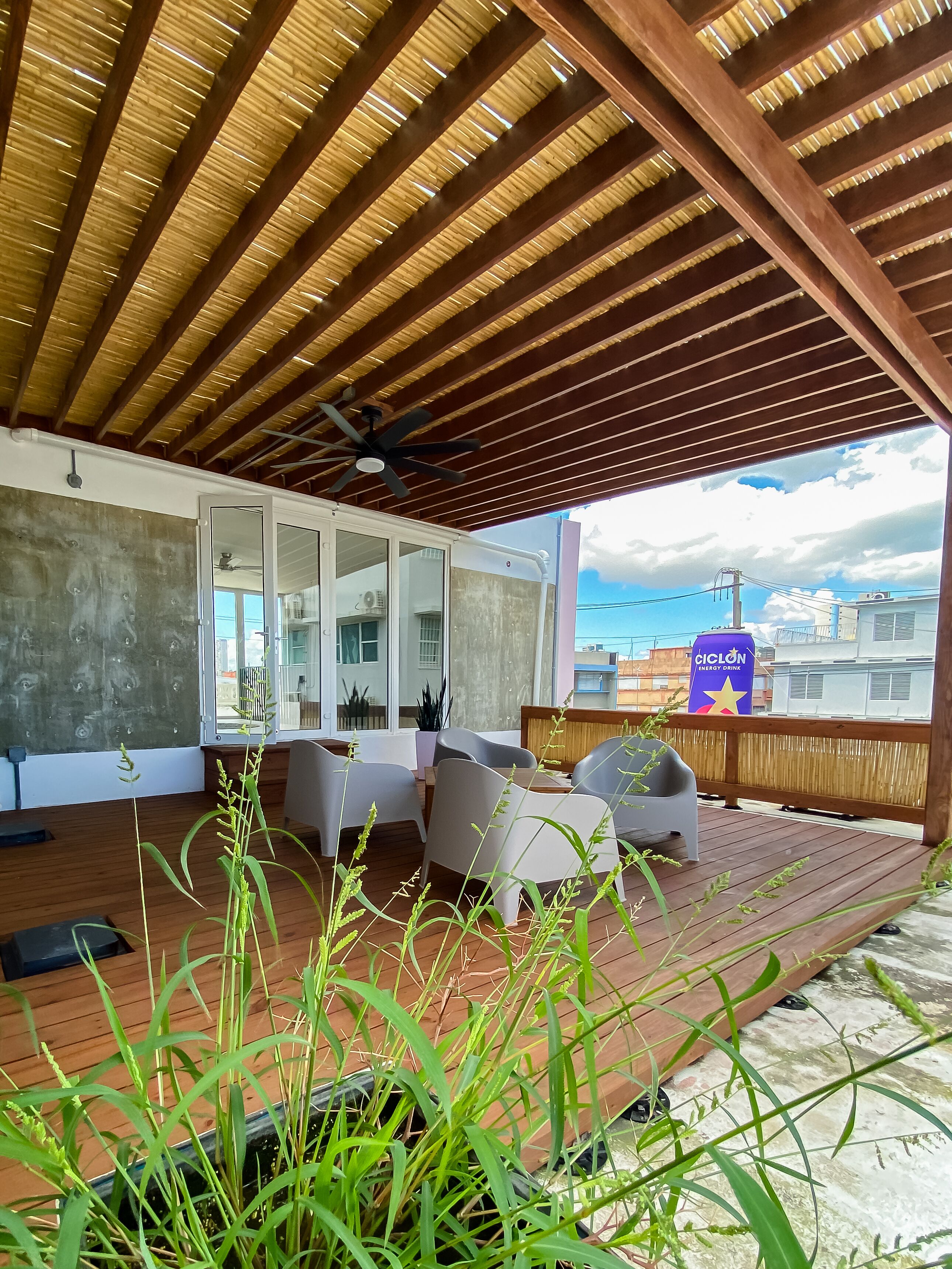 Deluxe Apartment, 3 Bedrooms, Connecting Rooms, City View | Living area | 50-inch Smart TV with digital channels, TV