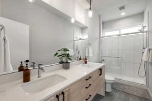 Hair dryer, soap