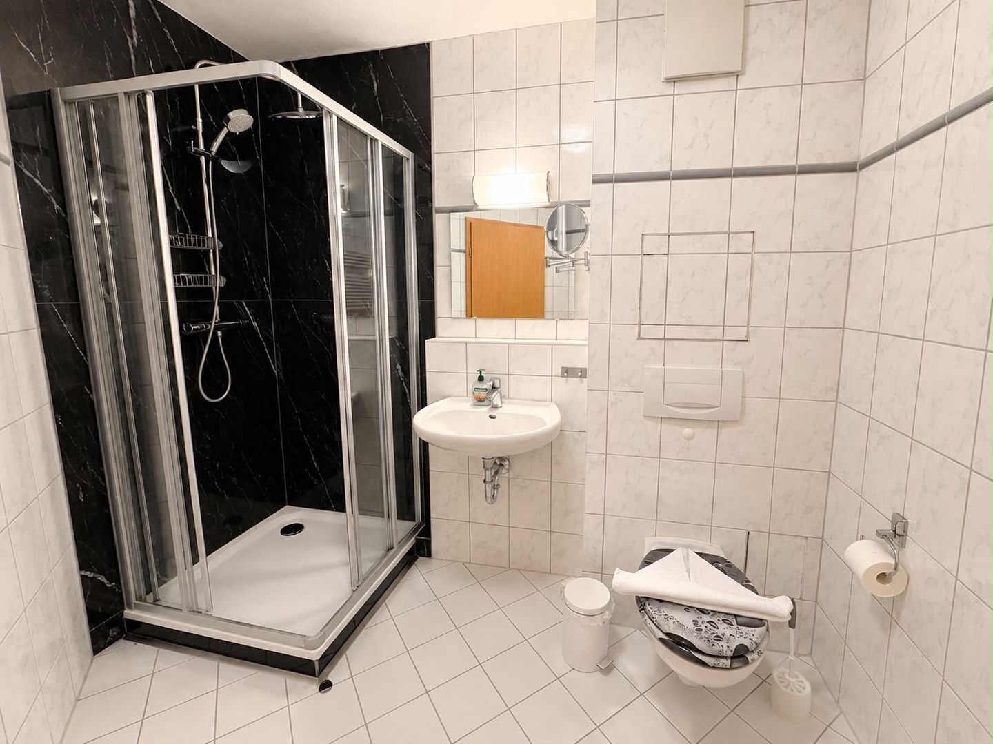 Dusche, Handtücher