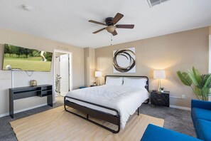 6 bedrooms, desk, iron/ironing board, WiFi