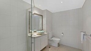 Combined shower/tub