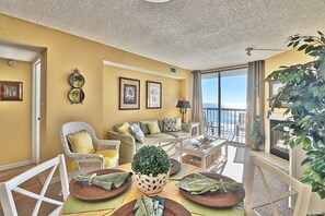 TV - Oceanfront Waterpointe1 604-3b/2b-Sleeps 6-Balcony-WIFI-TV-Pool-Family Friendly (North Myrtle Beach)