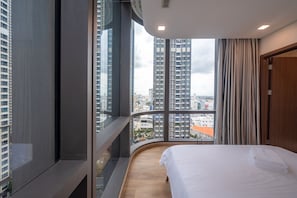 City Apartment, 2 Bedrooms | Premium bedding, in-room safe, individually decorated