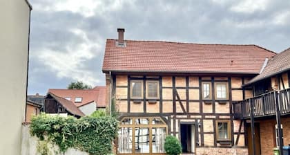 Modernized half-timbered house for 12 guests