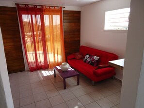 Living area - HEAVENLY VIEWS OF THE BAY AND MOUNTAINS OF DESHAIES (DESHAIES)