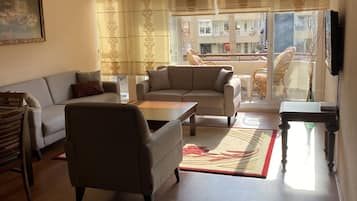 55-inch LED TV with premium TV channels, TV