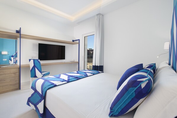 2 slaapkamers, een kluis op de kamer, een strijkplank/strijkijzer