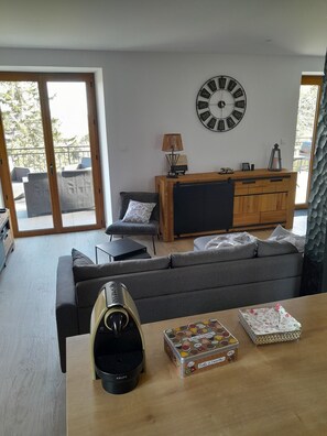 TV, fireplace, DVD player, ping pong