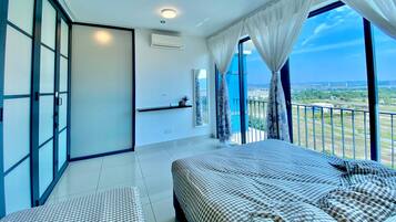 Hypo-allergenic bedding, individually decorated, individually furnished