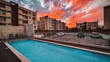 Indoor pool, outdoor pool