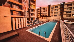 Indoor pool, outdoor pool