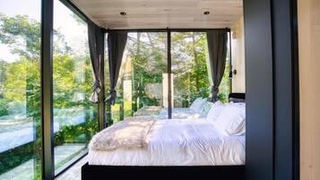 Premium bedding, down duvets, memory-foam beds, free WiFi