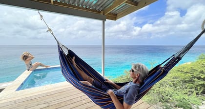 Romantic getaway on the Caribbean with private plunge pool.