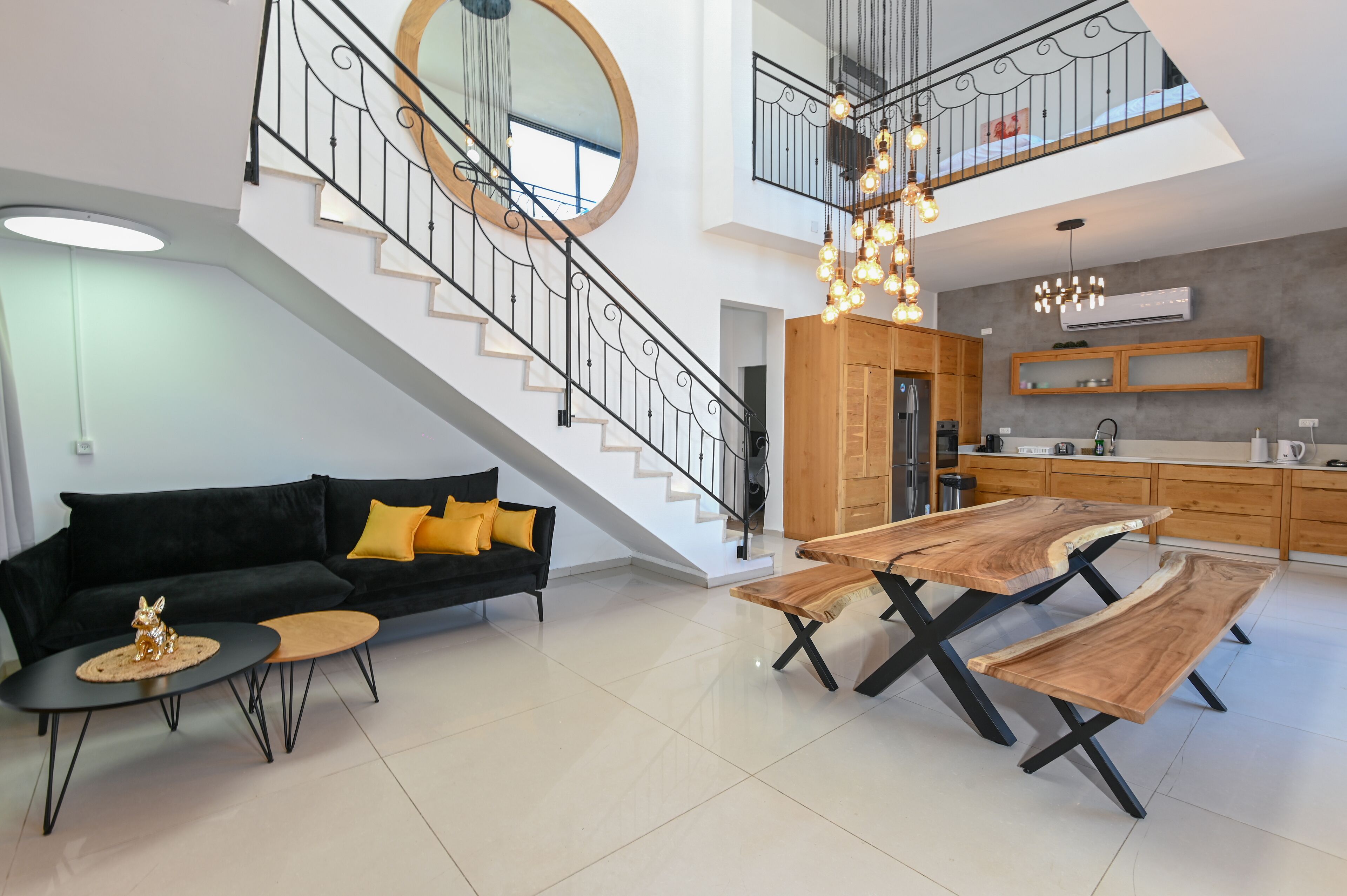 50-inch LCD TV with cable channels, TV, ping pong