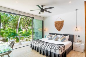 Basic Studio | In-room safe, desk, free WiFi, bed sheets - Panoramic By Alegria Rentals and Sandy Powerful  (Tulum)