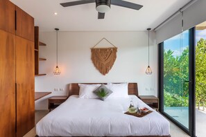 Superior Room, 3 Bedrooms, Private Pool | In-room safe, desk, free WiFi, bed sheets