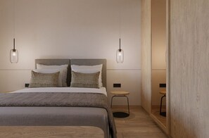 3 quartos, ferros/tábuas de passar roupa, roupa de cama