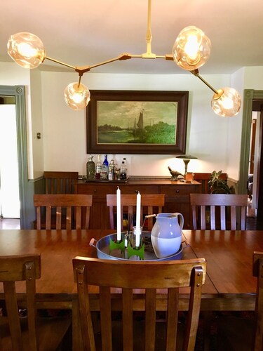 Charming Upstate 2-Bedroom Farmhouse with Hot Tub, Fireplace on Nearly Two Acres