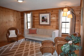 Smart TV, fireplace, video games, books