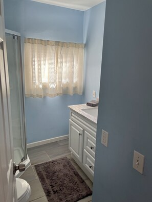 Bathroom - “Studio Blue” -A  stylish centrally located fully furnished studio (Nashville)