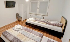 3 dormitorios y ropa de cama