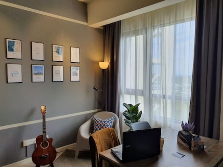 Deluxe Studio Suite, 2 Queen Beds | 1 bedroom, blackout drapes, iron/ironing board, free WiFi