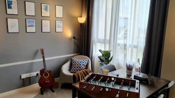 Deluxe Studio Suite, 2 Queen Beds | 1 bedroom, blackout curtains, iron/ironing board, free WiFi