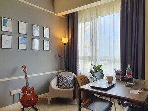 Deluxe Studio Suite, 2 Queen Beds | Blackout drapes, iron/ironing board, free WiFi, bed sheets - The Perfect Getaway  (Cyberjaya)