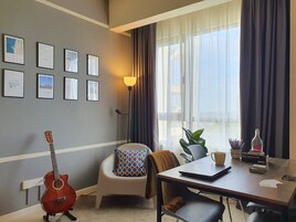 华丽开间套房, 2 张大床 | 遮光窗帘、熨斗/熨衣板、免费 WiFi、床单