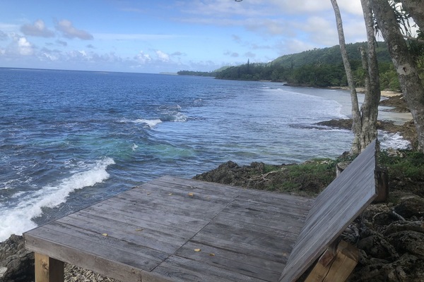 Private beach, white sand