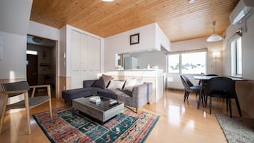 Basic Apartment | Living area | Flat-screen TV