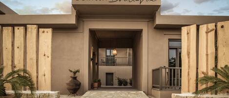 Voorkant van accommodatie