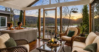 Serene River Retreat | Double Decks, Hot Tub, Fire Pit & Scenic River Views