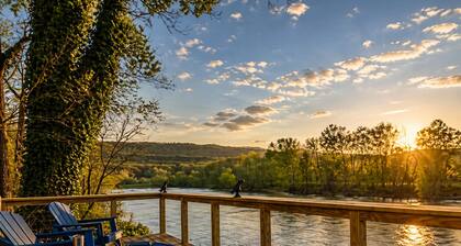 Serene River Retreat | Double Decks, Hot Tub, Fire Pit & Scenic River Views