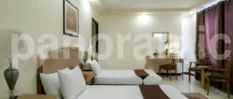 Kamar Triple Deluks | Kedap suara, Wi-Fi gratis, dan seprai linen