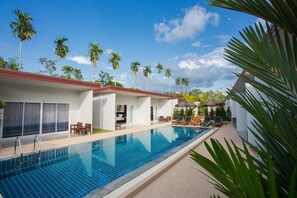 Villa Premium, vista a la alberca | Terraza o patio