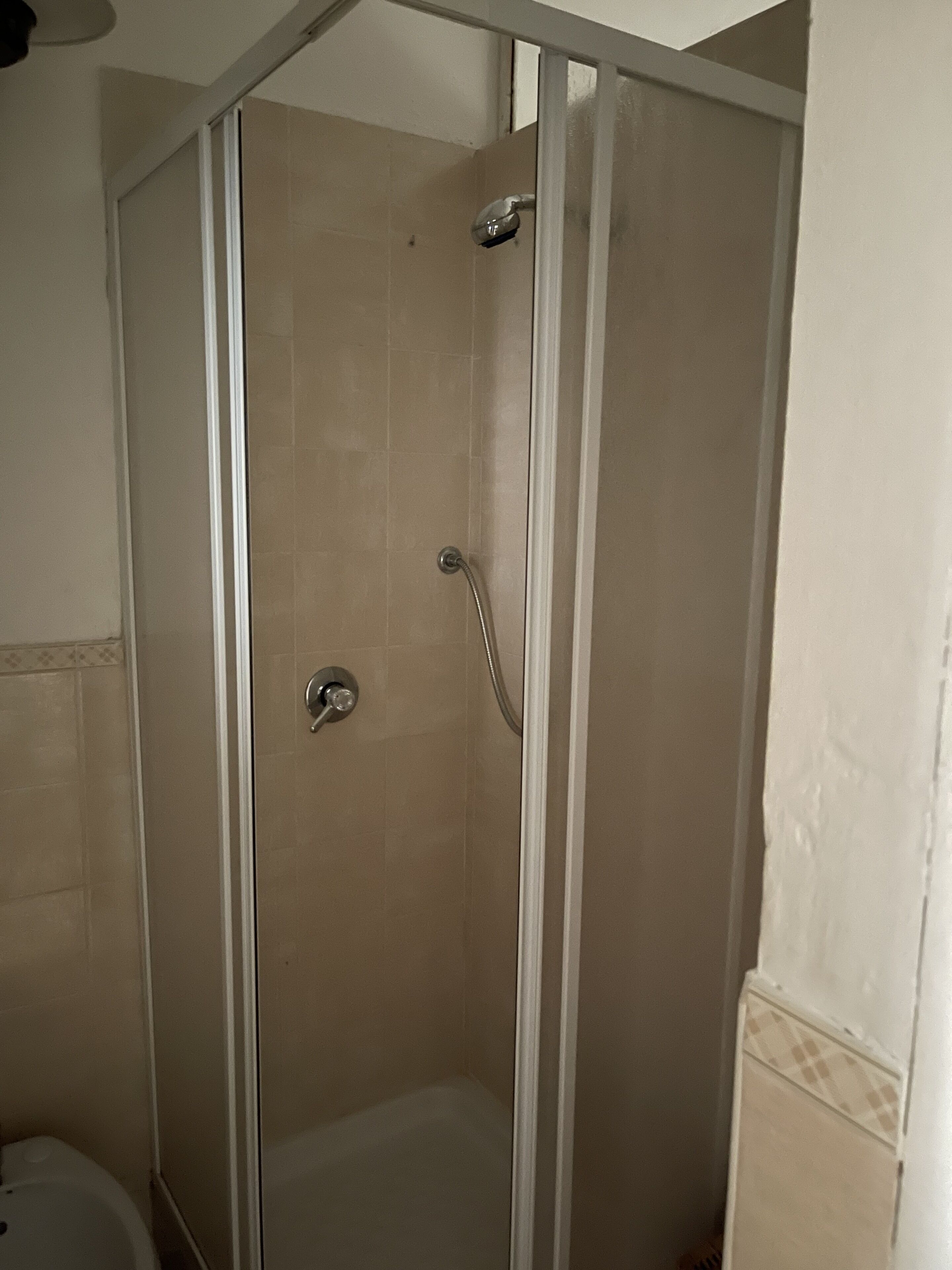 Dusche, Haartrockner, Bidet, Handtücher