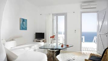 1 sovrum, värdeförvaringsskåp på rummet och strykjärn/strykbräda