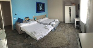 1 bedroom, in-room safe, desk, iron/ironing board - Domes Design BlueStudioFlat (Palermo)
