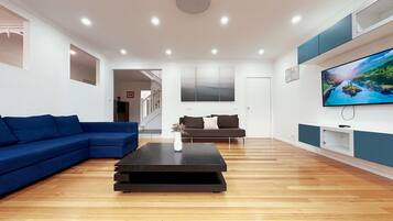 55-inch Smart TV with cable channels, TV