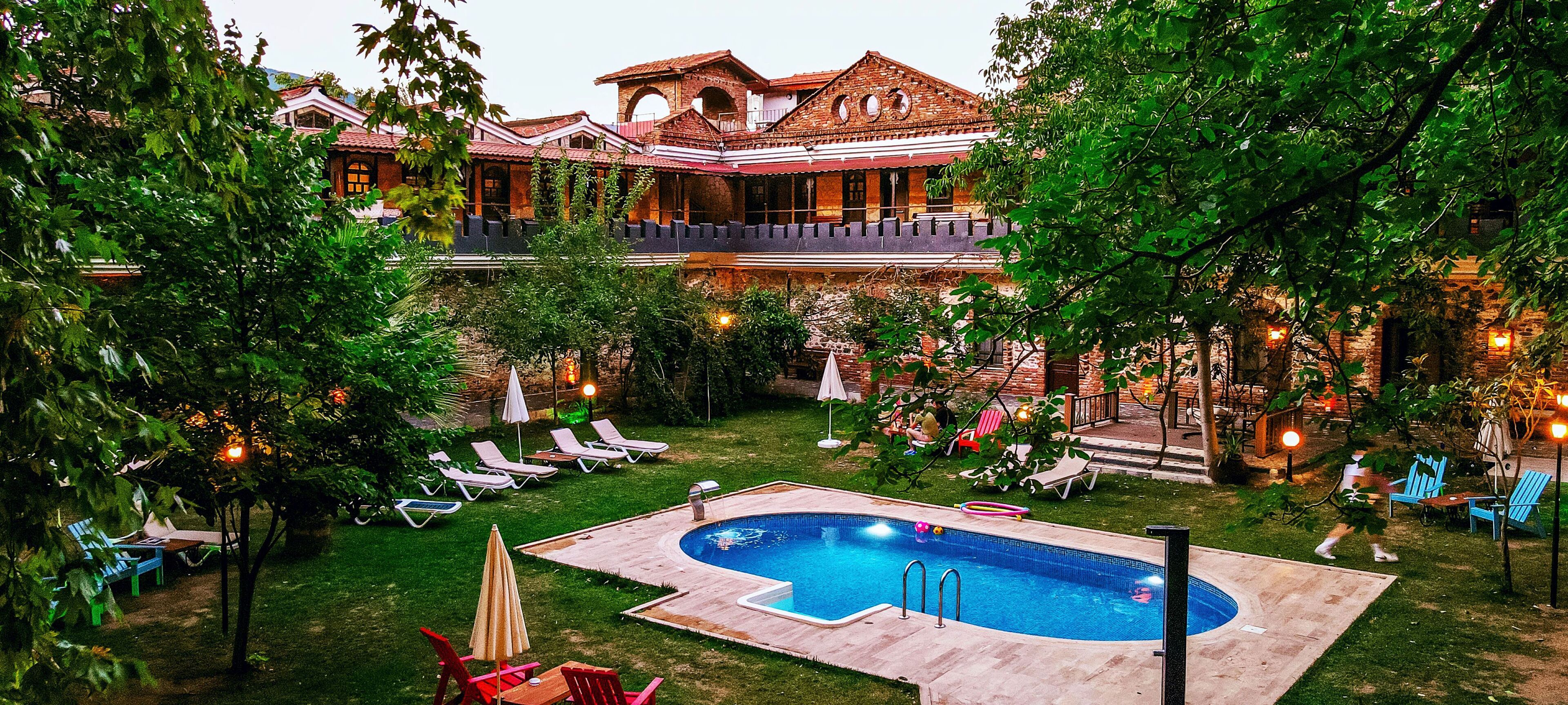 Seasonal outdoor pool