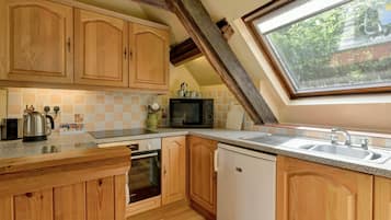 Microwave, oven, dishwasher, high chair