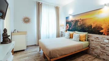 Premium bedding, down comforters, memory foam beds, minibar
